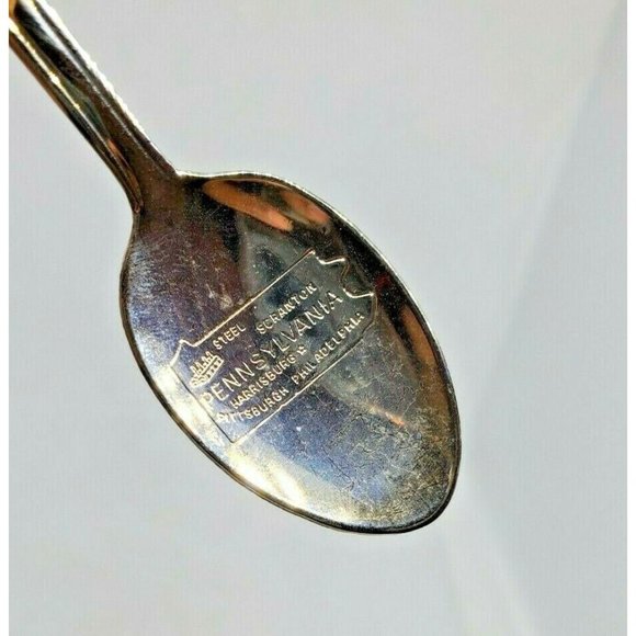 Pittsburgh Silver Mini Collectible Spoon Home Décor Shelf Sitter - Picture 7 of 10